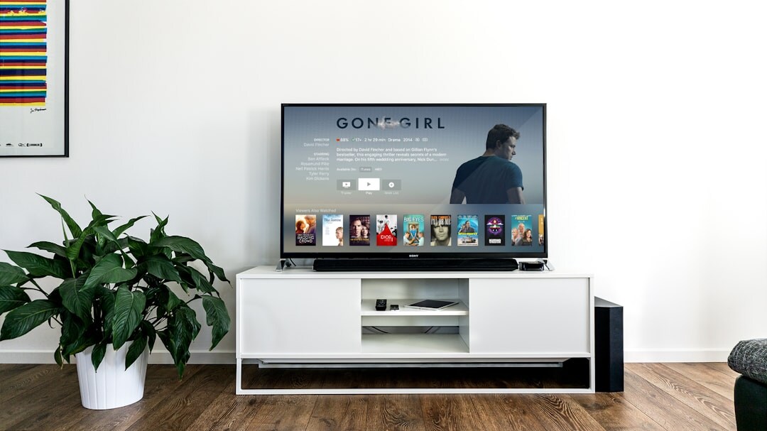 modern flat screen tv